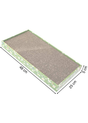 Когтеточка с кошачьей мятой из гофрокартона Cardboard 48*25*5 см (8023222044647) Croci (315332889)
