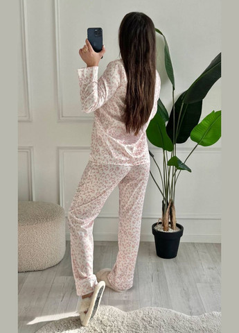 Рожева всесезон піжама сорочка + брюки Україна Your style