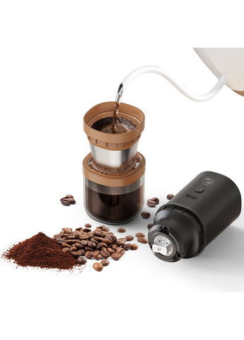 Портативная кофемолка + дриппер Solo Electric Coffee Grinder & Coffee Maker (FK13) iCafilas (299173871)