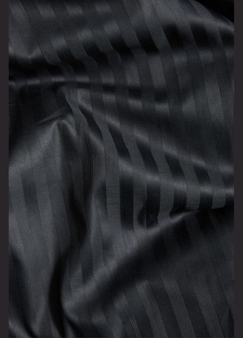 Комплект постільної білизни Satin Stripe «» полуторний євро 160х220 наволочки 4х50х70 (MS-820005273) Moon&Star Midnight Luxe (296909774)