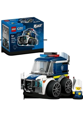 Конструктор City Автомобілі - Поліцейська вантажівка 71 деталь (60481) Lego (381863493)