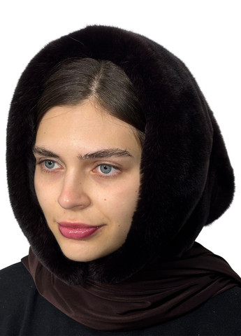 Жіноча хутряна хустка з натурального хутра кролика рекс Меховой Стиль Паук (365642672)