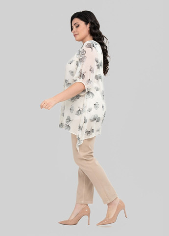 Молочна жіноча блуза хлоя з шифону ескада all posa (ap102445p) A'll Posa