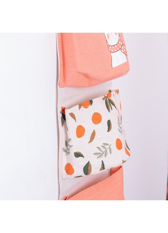 Підвісний органайзер на 5 відділень 20×58 (см) Рожевий HP-41-13P Yiwu (370707881)