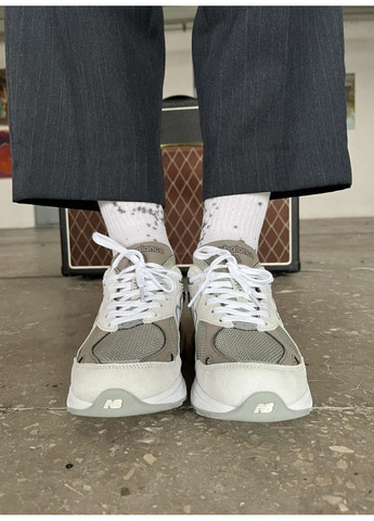 Сірі Осінні кросівки чоловічі new balance 990 brown grey нью беланс 990 No Brand