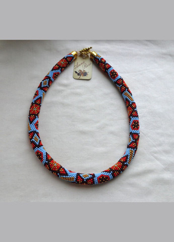 Джгут з бісеру ручної роботи блакитний "Бірюзова казка" No Brand (358224465)