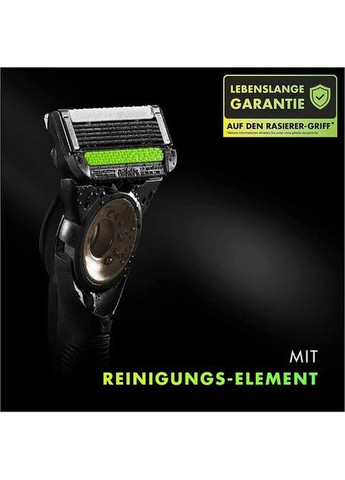 Станок для бритья мужской (Бритва) Labs + 2 картриджа с подставкой и кейсом Black Gillette (370590713)