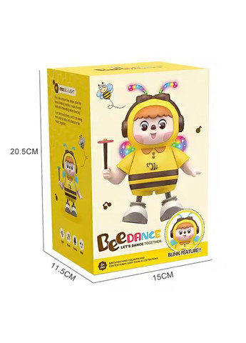 Игрушка BeeDance танцующая музыкальная пчелка со световыми эффектами (373-67A) MFC (364115874)