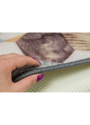 Набір ковриків у ванну кімнату Taba 330-2 57х90 та 57х60 см сірий No Brand (364969212)