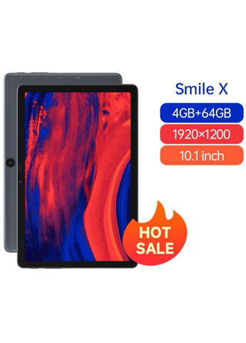 Планшет Smile X 10.1" 4/64 ГБ 4G LTE Black + Чохол +плення + навушники Alldocube (369139013)