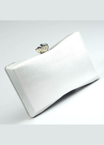 Біла вечірня маленька сумочка клатч бокс на ланцюжку випускна весільна міні сумка-клатч на плече No Brand (293944225)