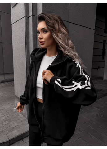 Стильне худі на блискавці (Oversize) No Brand (362588345)