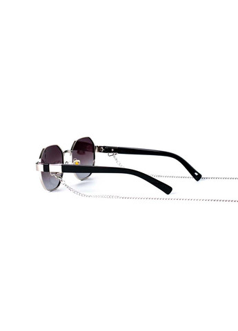 Сонцезахисні окуляри з поляризацією та ланцюжком Фешн-класика жіночі 389-434 LuckyLOOK (291885816)