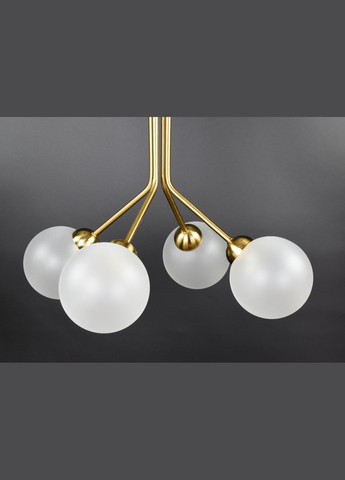 Люстра подвесная на 4 лампочки 26616 Латунь 50-140х37х37 см. Sunnysky (364754657)