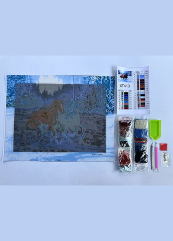 Набор алмазной мозаики 30х40см Лошади ST413 ColorArt (299772238)