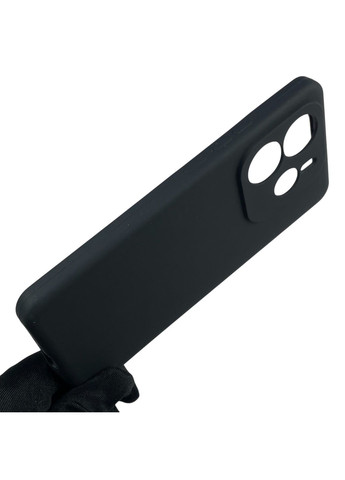 Чехол для Redmi Note 14 5G силиконовый с микрофиброй нескользящий на сяоми редми нот 14 5г черный Xiaomi (366019303)