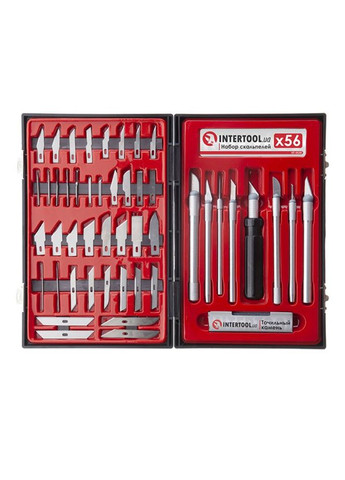 Набір скальпелей 56 од. (HT-0530) Intertool (349820497)