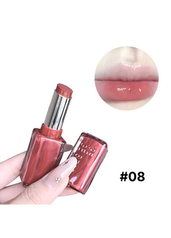 Помада зволожуюча з глянцевим фінішем, GEGE BEAR №08, 3.8 г, персиково-рожевий China (360983283)