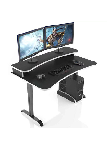 Комьпютерний стіл Геймерський стіл ARENA з надбудовою GTS12 (120 см) ЛДСП No Brand (353497963)