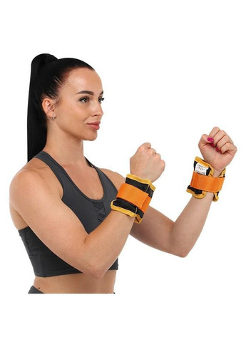 Обважнювачі-манжети для рук і ніг ZA-2072-2 2x1,0кг жовтий Zelart (322415846)