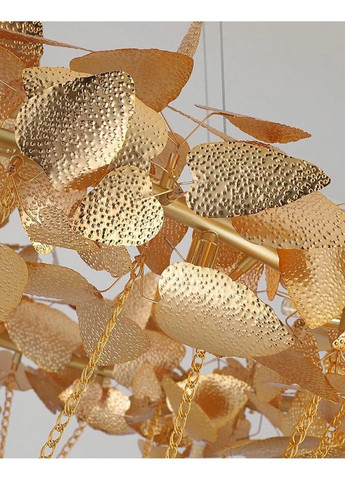 Люстра підвісна на 10 лампочок 26609 Золото 75-200х60х60 см. Sunnysky (324396003)