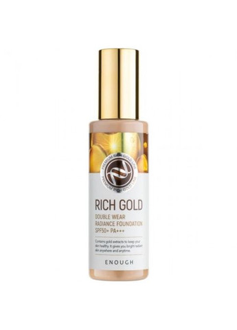 Омолаживающий сияющий тональный крем Rich Gold Double Wear Radiance Foundation SPF50+ PA+++ 100 ml #13 ENOUGH (358499614)
