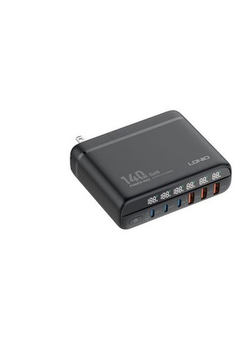 Розгалужувач — зарядний пристрій A6140C 140W LED display GAN Ldnio (352528551)