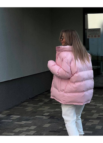 Рожева демісезонна куртка жіноча No Brand
