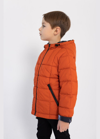 Комбинированная демисезонная двусторонняя куртка оранжевый Cvetkov Робби