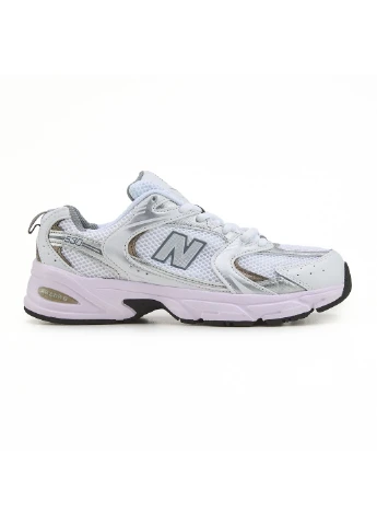 Білі кросівки чоловічі new balance 530 white grey silver нью беланс 530 білі демісезон No Brand