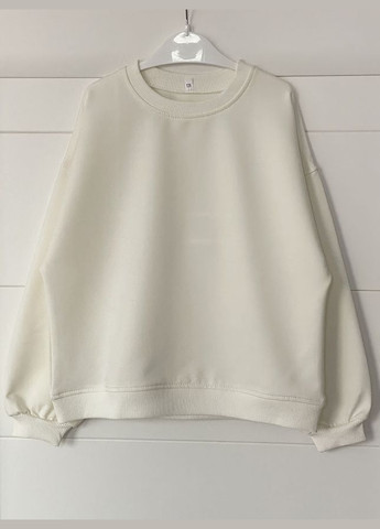 Базовый однотонный свитшот для девочки No Brand (317210927)