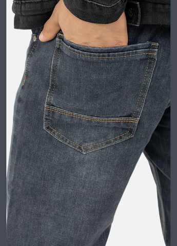 Серые демисезонные мужские джинсы цвет серый цб-00246654 Fangsida