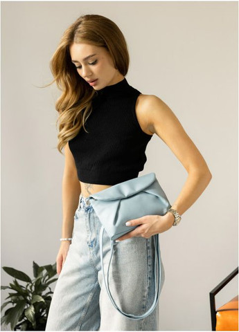 Женская сумка кроссбоди из экокожи Голубая (1122023417) Sambag (360965657)