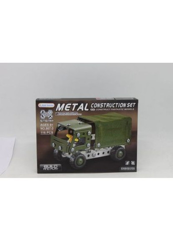 Конструктор металевий "Воєна техніка", 116 дітей. MIC (318020345)