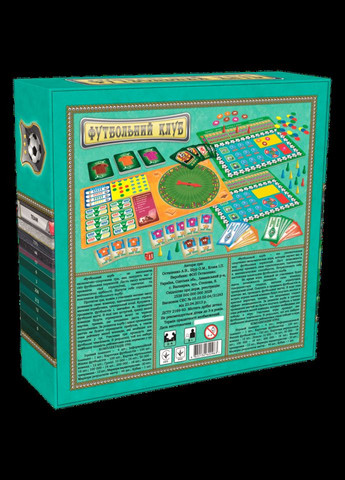 Настольная игра "Футбольный клуб" 0963 от 8 лет Artos Games (306436435)