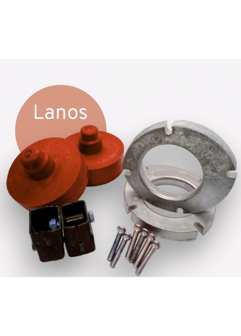 Проставки для Lanos Sens для збільшення кліренсу комплект задніх і передніх проставок No Brand (371993161)