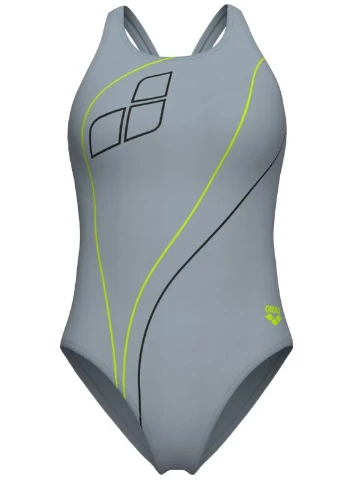 Комбинированный летний купальник trail swimsuit v back (009022-520) размер Arena