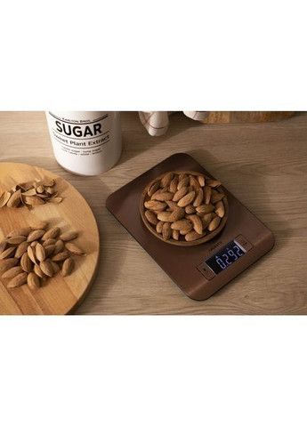 Весы кухонные SCK-898R макс. вес 5 кг/коричневый (SCK-898R) Ardesto SCK-898R макс. вага 5 кг/коричневі (352230606)