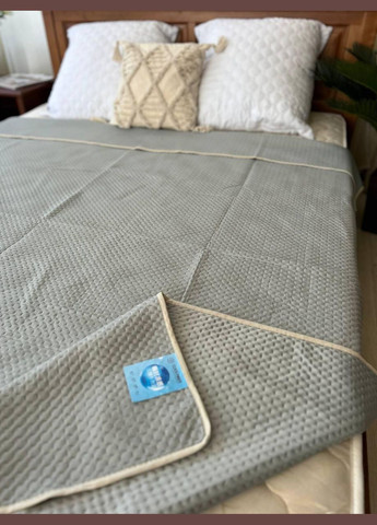 Покривало для спальні охолоджувальне Сіре 210x230 см (П4К-pokruvalo-holodok-001-02) No Brand (306633070)