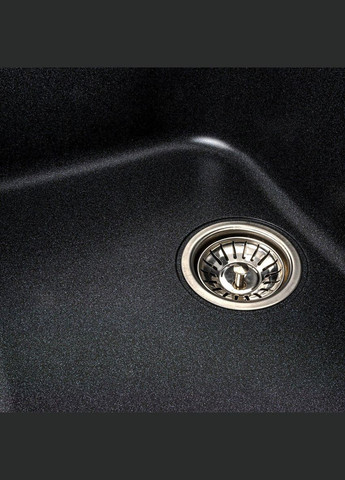 Гранітна мийка для кухні 7950 Equatoria матовий Карбон Platinum (342070985)