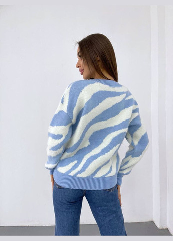 Голубой демисезонный очень теплый и мягкий свитер Vakko