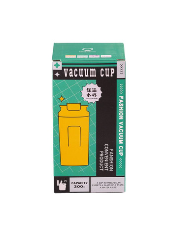 Термокружк с трубочкой из нержавеющей стали 300 мл Happy Life (315718392)