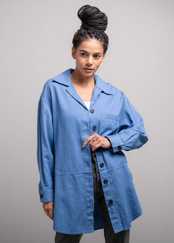 Блакитна демісезонна сорочка жіноча 340740 Power