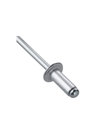 Заклепки витяжні 4 мм плоскі для нероз'ємних з'єднань (50 шт.) Intertool (332207502)