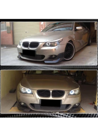 Накладки на передній бампер Flap (для M-Sport, Карбон) для 5 серія E60/E61 2003-2010 рр BMW (392205324)
