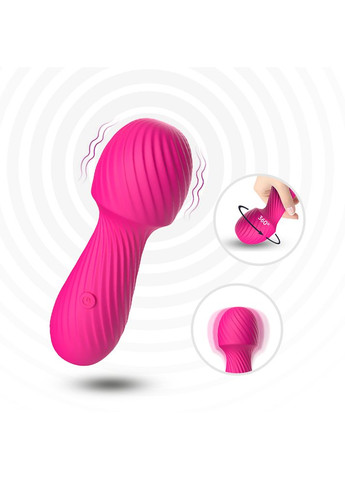 Вибромассажер с гибкой головкой, силиконовый, Boss Series (297131413)