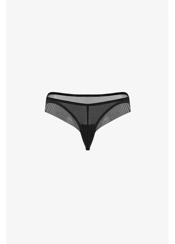 Трусики жіночі Бразиліана Unnamed 5 Black Thong,, ZHILYOVA (397375898)