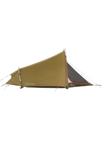 Палатка Svalbard 1 PU (2.0) двухслойная четырехсезонная легкая туннельная темно-зеленая No Brand Svalbard 1 PU (2.0) (400657425)