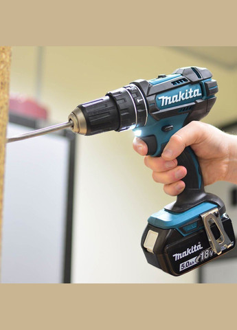 Аккумуляторная дрель-шуруповерт с ударом DHP482Z LXT (18В, 62/36Нм) электрический ручной ударный шуруповерт (4122) Makita (295030603)