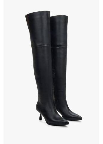 Ботфорти, колір чорний Estro (351359159)